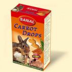 Витамины SANAL (Санал) Морковные Дропсы для Грызунов 45г Carrot (Каррот) 755009 Sanal