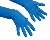 Резиновые перчатки многоцелевые L, голубые