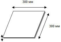 Плитка TERRAZZO (300х300х28 мм) Промышленная плитка (серый цемент) 1 сорт за кв.м