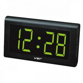 Часы-будильник настольный / настенный сетевой VST 795-2 + адаптер
