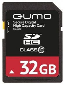 Карта памяти SDHC 32Gb QUMO Class 10 UHS-l