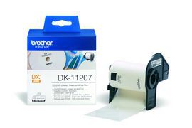 Наклейки Brother DK-11207 для CD/DVD (100 шт круглые 58 х 58 мм)