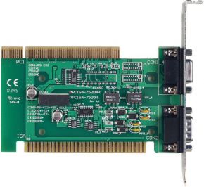 ICP DAS PCISA-7520AR   PCI/ISA плата конвертера RS-232 в RS-422/485 с питанием от шины компьютера, без добавления СОМ порта на компьютере, с изоляцией ICP DAS