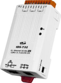 ICP DAS tDS-732   Ethernet сервер последовательных интерфейсов, PoE, 3xRS-232, RoHS ICP DAS