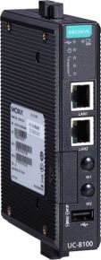 MOXA UC-8112-LX   Встраиваемый промышленный компьютер с процессором 1 GHz, Mini PCIe Socket for Cellular, 2 портами Ethernet, 2 последовательными порт MOXA