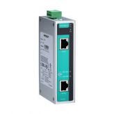 MOXA INJ-24A-T   PoE+ инжектор, Gigabit Ethernet, мощность 60 Вт, металлический корпус, -40...+75C MOXA