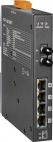 ICP DAS NSM-205PFT   Индустриальный коммутатор с 4 портами 10/100 Base-T Ethernet и 2 портами Multi-mode 100 Base-FX, IP20, PoE ICP DAS