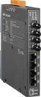ICP DAS NSM-206AFT-T   Индустриальный коммутатор с 4 портами 10/100 Base-T Ethernet и 2 портами Single-mode 100 Base-FX, 2 км, ST - разъем, металличес ICP DAS