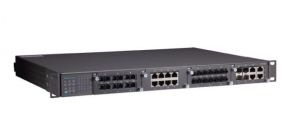 MOXA PT-7728-R-HV-HV   Модульный Ethernet-коммутатор для энергетики 2 уровня, до 28 портов: 3 слота для Fast Ethernet модулей, 1 слот для Gigabit Ethe MOXA