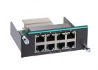 MOXA IM-6700A-8PoE   Модуль расширения: 8 портов 100BaseT(X) PoE/PoE+ (только для коммутатора IKS-6728A-8PoE) MOXA