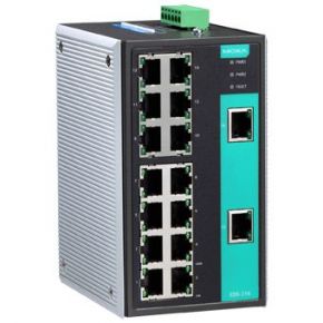 MOXA EDS-316   Промышленный 16-портовый неуправляемый коммутатор 10/100 BaseT(X) Ethernet MOXA