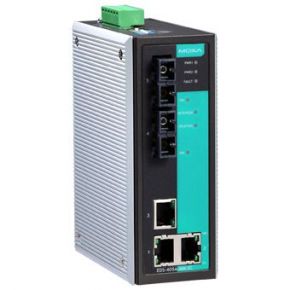 MOXA EDS-405A-MM-SC   Промышленный 5-портовый управляемый коммутатор: 3 порта 10/100 BaseT, 2 порта 100BaseFX (многомодовое волокно, разъем SС) MOXA