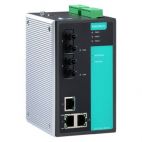 MOXA EDS-505A-MM-ST   Промышленный 5-портовый управляемый коммутатор: 3 порта 10/100 BaseT Ethernet, 2 порта 100BaseFX (многомодовое волокно, разъем S MOXA