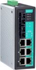 MOXA EDS-P308-SS-SC   Промышленный 8-портовый неуправляемый коммутатор: 4 PoE порта 10/100 BaseT(X) Ethernet, 2 порта 10/100BaseT(X), 2 порта 100BaseF MOXA