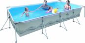 Бассейн RECTANGULAR STEEL FRAME POOLS прямоуголный бассейн со стальной рамой+фильтр-насос(300GAL) 300x207x70