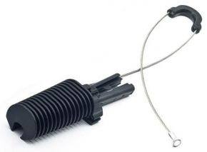 AC68 260 Зажим натяжной для 8-образных кабелей (диэл), 5-8мм, 1.4кН
