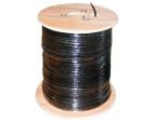 Кабель UTP 4PR 24AWG CAT5e Rexant, с тросом, наружный, 305 м