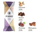 Орехово-фруктовые батончики Pikki  "Кешью-Миндаль-Инжир", 35 гр.