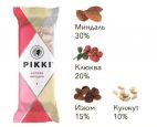Орехово-фруктовые батончики Pikki  "Миндаль-Клюква", 35 гр.