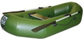 Гребные лодки Фрегат М-5 сварные швы, с креплением под навесной транец зеленый, серый цвет