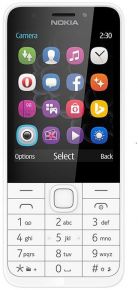 Мобильный телефон Nokia 230 DS White silver