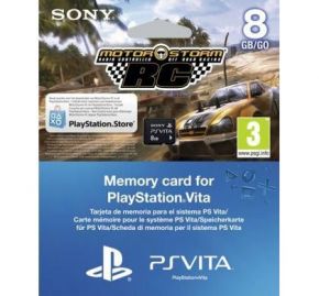 Аксессуары для игровых приставок SONY 8GB card + код на MotorStorm RC