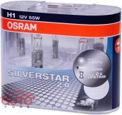 H1 Osram Silverstar 2.0 + 60% 12V 55W 64150SV2-HCB (пу.2)
