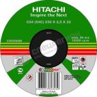 Круг зачистной Hitachi 180х6х22 А24