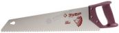 Ножовка 15073-45 Зубр "Эксперт" по дереву, прямой крупный закаленный зуб, пластмассовая ручка, шаг з Зубр