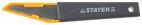 Нож 09560 STAYER "MASTER" для хозяйственных работ, пластиковая рукоятка, 65 мм Stayer