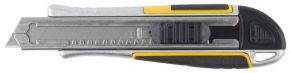 Нож 09146 STAYER "PROFI" обрезиненная рукоятка Super Grip,метал. корпус,автостоп,допфиксатор,кассета Stayer