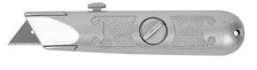 Нож 09220_z01 Зубр "Мастер" с трапециевидным лезвием тип А24, метал. корпус, выдвижное лезвие с авто Зубр