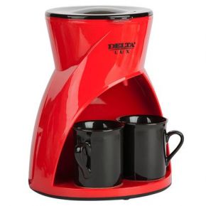 Кофеварка капельная Delta Lux DL-8131 красный