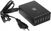 Аксессуар DF сетевой USB разветвитель PORT-CHARGER-04 (6 USB)