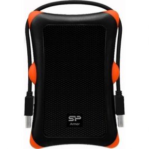 Жесткий диск USB Silicon Power 1 Tб, Armor A30, USB3.0, black (SP010TBPHDA30S3K)