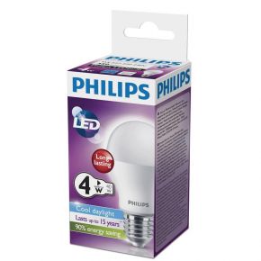 Лампы PHILIPS LEDBulb 4-40W E27 3000K 230V P45(APR)