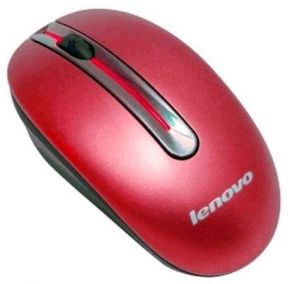 Мышь компьютерная беспроводная Lenovo N3903A Red USB (888013581) Wireless