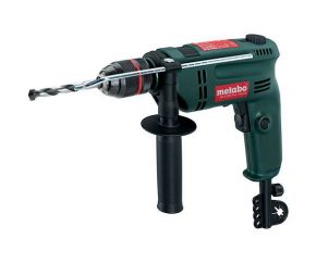 Дрель Metabo SBE 600 R+L Impuls, БЗП, кейс