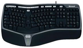 Клавиатура мультимедиа Microsoft Natural Ergonomic Keyboard 4000 Black USB