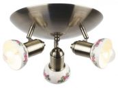 Люстры и Светильники потолочные Escada 164/3PL E14*40W (Alba) Antique Brass