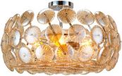 Люстры и Светильники потолочные Escada 3032/6PL E27*60W (Borneo) Amber glass
