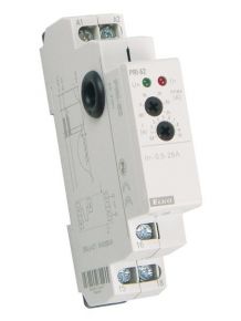 PRI-52 Реле контроля тока аналоговое диапазон 0,5-25 A AC