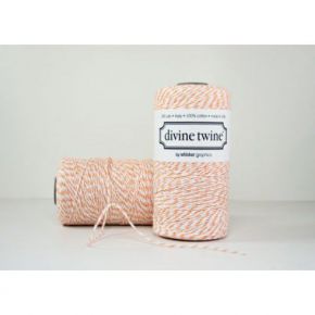 Шпагат для рукоделия и упаковки, Bakers twine, нежно-персиковый, 3 м.