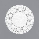 Ажурные декоративные салфетки, диаметр 100 мм,   10шт