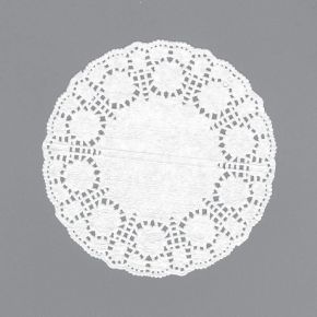 Ажурные декоративные салфетки, диаметр 100 мм,   10шт