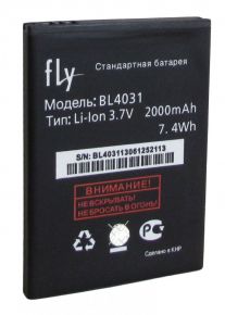 Аккумулятор для сотового телефона FLY BL4031 IQ4403 Energie 3