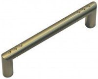 128мм ручка-рейлинг мебельная, матовый никель (8974)
