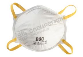 Полумаска фильтрующая (респиратор) DOG 3301-0 FFP1 NR
