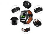 Часы телефон с GPS Smart Watch GT68 (Черный+оранжевый)