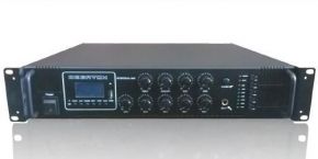 Megavox SC60U-WS Микшео усилитель 60вт, 70-100в, 16 Ом, селектор на 6 зон, 3 микрофонных, 2 линейных входа, USB плеер, FM тюнер.